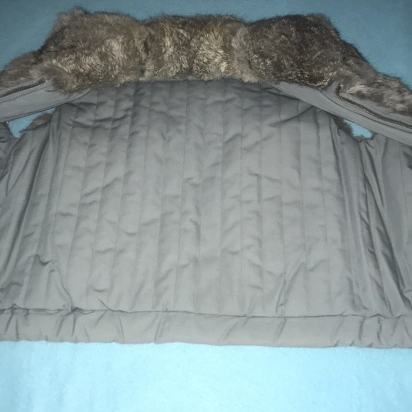 𝅺Rabbit Fur reversible vest gray unbranded zipper closure pockets NEW size S/M - Picture 9 of 10